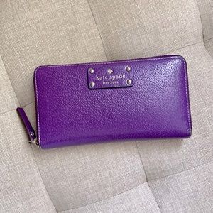Kate Spade purple wallet